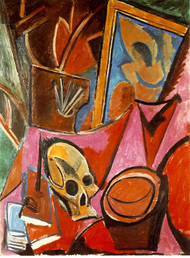 Picasso Composition with skull 1908